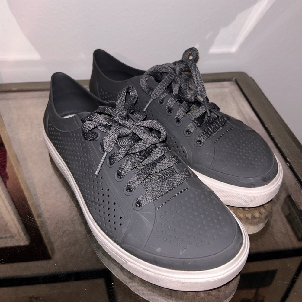 Crocs Citilane Roka Court charcoal gray women’s 10 lace up